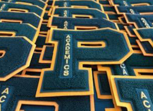 Academic letters for letter jackets